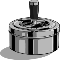 Schleuderaschenbecher