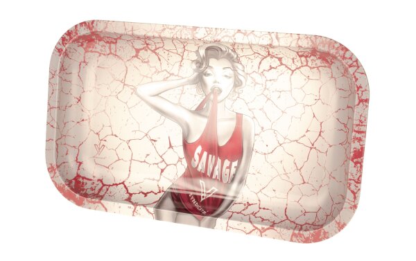 V Syndicate Rolling Tray - Dank Diva - 27x16x1cm - Small