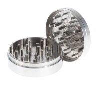 Edelstahlgrinder 2tlg. D:59mm inkl. Samtbeutel