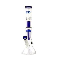Grace Glass Glasbong 18,8er  - OG Series Blue Shotgun -...