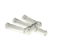 Black Leaf Jointhalter/Jointadapter mit 3 Armen aus Glas...
