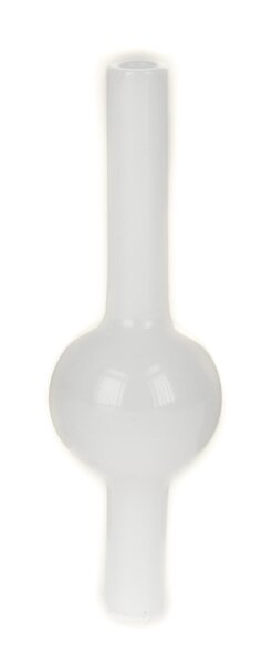 Carp Cap mit Durchzug/Loch "Kugel" L:22mm - Weiß