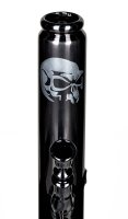 Black Artline Glasbong 18,8er - Zylinder Skull/Totenkopf...