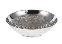 Bröselschale aus Metall D:110mm - verziert mit...
