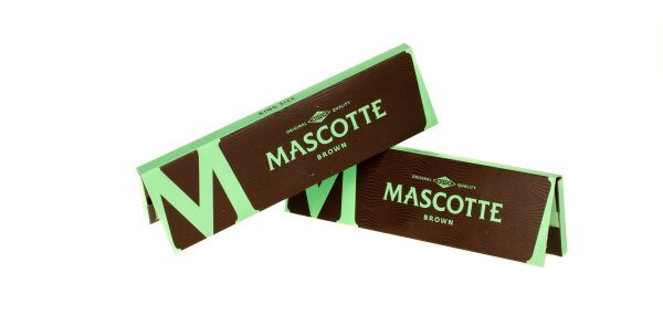 Mascotte Brown - King Size - 34 Blättchen