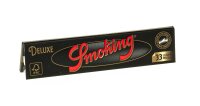 Smoking Deluxe (Black) - King Size Slim - 33 Blättchen