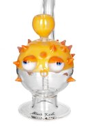 Black Leaf Glasbong 14,5er - Kugelfisch/Pufferfish - H:18cm D:84/19mm - NO KICK