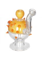 Black Leaf Glasbong 14,5er - Kugelfisch/Pufferfish - H:18cm D:84/19mm - NO KICK