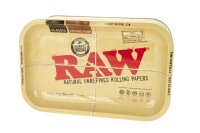 RAW Munchies Box mit Rolling Tray - RAW Classic (Braun)...