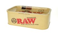 RAW Munchies Box mit Rolling Tray - RAW Classic (Braun)...