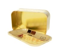 RAW Munchies Box mit Rolling Tray - RAW Classic (Braun)  - Small