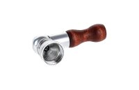 Metallpfeife mit Holzmundstück L:6cm