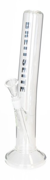 Glasbong "Breitseite" Zylinder gebogen H:400mm D:55mm NS:18,8mm