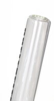 Glasbong "Breitseite" Zylinder gebogen H:400mm D:55mm NS:18,8mm