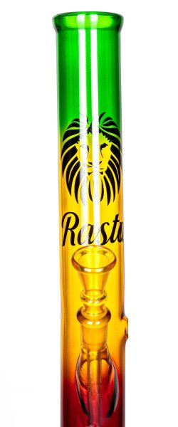 Rasta Glasbong > 14,5er H:33cm D:40mm Knick