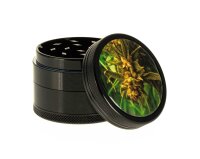 Black Leaf Pollinator Grinder mit Bild - Buds - D:50mm...