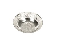 Bröselschale aus Metall D:100mm - teilverziert mit...