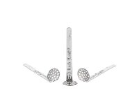 3er Paket Hängesiebe Stahl "Black Leaf"...