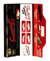Smoking Deluxe (Black) -  King Size Slim - 33 Blättchen + 34 Filtertips