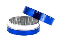 Alugrinder "Coloured" 2 tlg. H:20mm D:50mm - Blau