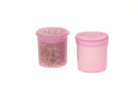 Kunststoffdose mit Pop Up Deckel - 20ml D:32mm H:36mm - Pink