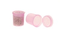 Kunststoffdose mit Pop Up Deckel - 20ml D:32mm H:36mm - Pink