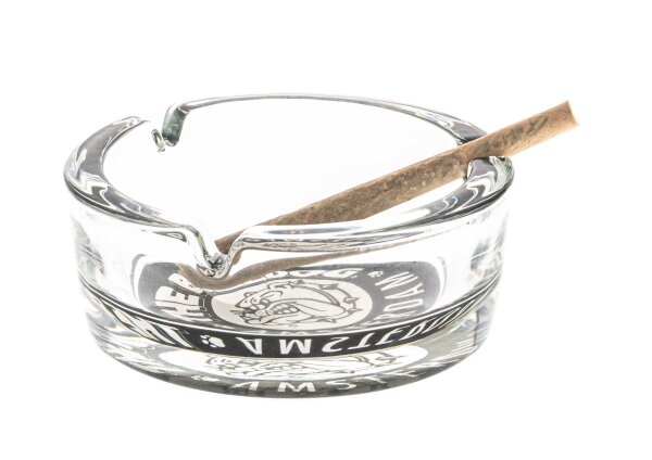 Glasaschenbecher "Bulldog" D:10cm