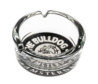 Glasaschenbecher "Bulldog" D:10cm