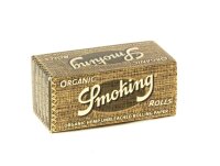 Smoking Organic Rolls - unbleached - Slim - 4 Meter