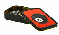 Metalldose - 8 Ball - 112x82x26mm - Schwarz mit Aufkleber