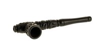 Holzpfeife Farbe: Schwarz schraubbar L: 15,5cm geschnitzt