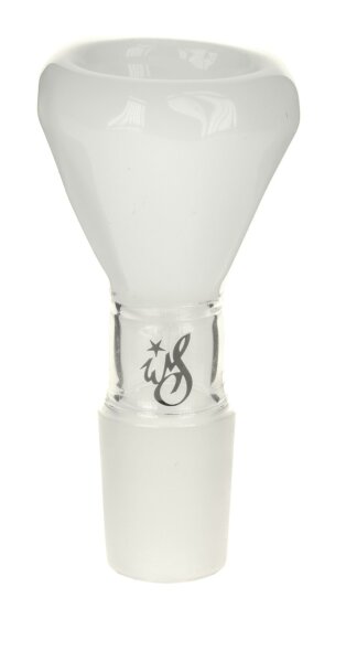 Heisenberg/Weedstar Glaskopf 18,8er - Diamond Bowl - Weiß