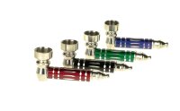 Metallpfeife 7,5cm - versch. Farben