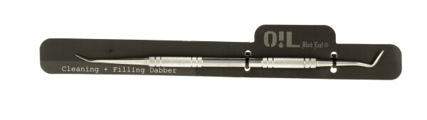 Black Leaf - Edelstahl Öl Werkzeug "Zahnarzt" L:175mm