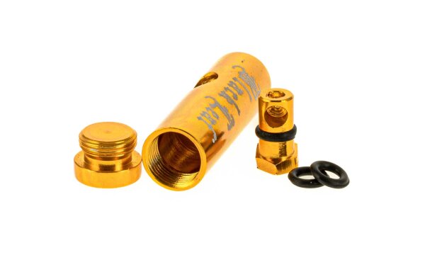 Portionierer Sniff Bottle "Black Leaf" Gold