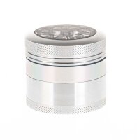 Alugrinder + Pollinator/Sieb incl. Sichtfenster 4tlg. D:...