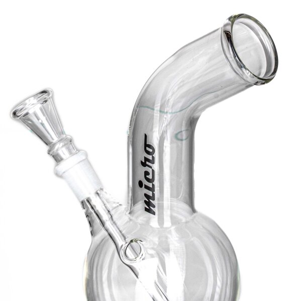 Micro Glasbong Bowl+Knick H:18cm D:36mm 14.5er