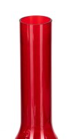 Acrylbong dunkel Rot "Bowl" ohne Standfuß H:32cm D:4,0cm