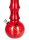 Acrylbong dunkel Rot "Bowl" ohne Standfuß H:32cm D:4,0cm