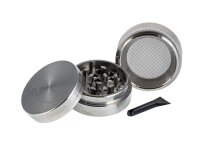 Edelstahlgrinder Pollinator 4tlg. D:39mm inkl. Samtbeutel