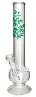 Growline Glasbong 14,5er - Bowl -  mit Hanfpflanzen...