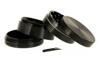 Black Leaf Alugrinder D: 55mm mit Pollinator/Sieb  H:...