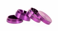 Black Leaf Pollinatorgrinder - 4tlg. D:40mm  H:35mm - Violett