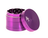 Black Leaf Pollinatorgrinder - 4tlg. D:40mm  H:35mm - Violett