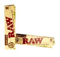 RAW Organic Hemp - unbleached - King Size Slim - 32...