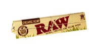 RAW Organic Hemp - unbleached - King Size Slim - 32 Blättchen