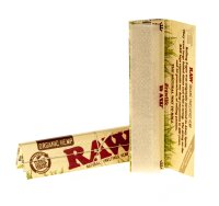 RAW Organic Hemp - unbleached - King Size Slim - 32 Blättchen