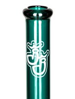 Jelly Joker Glasbong - Fullco Green - 18.8er H:45cm WS:5mm Frabe: Türkis/Transparent