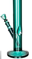 Jelly Joker Glasbong - Fullco Green - 18.8er H:45cm WS:5mm Frabe: Türkis/Transparent