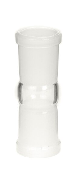 Glasadapter - 18,8er female auf 18,8er female - L: 6,5cm